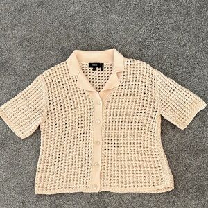 Theory Knit Camp Shirt